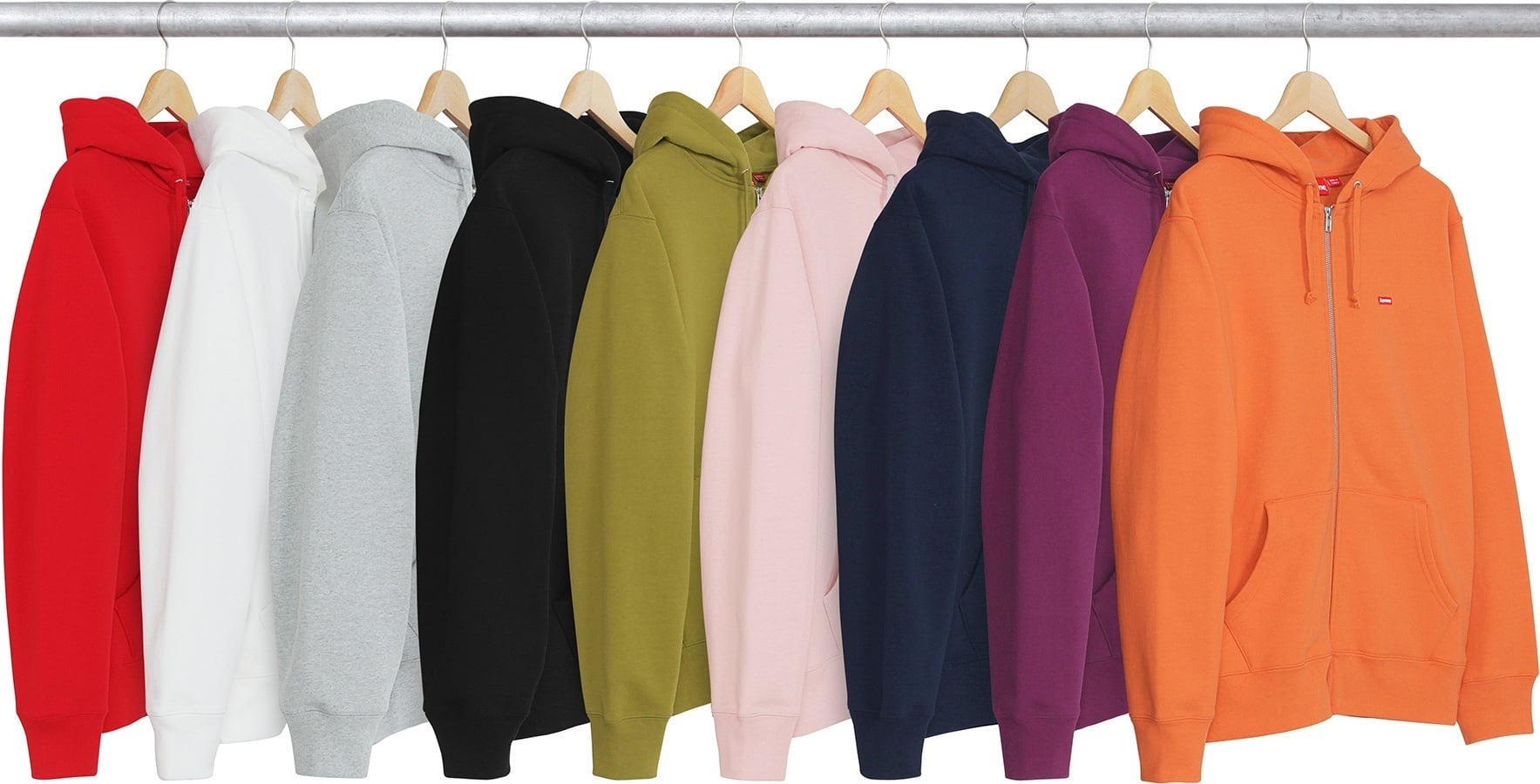 Small Box Zip Up Sweatshirt